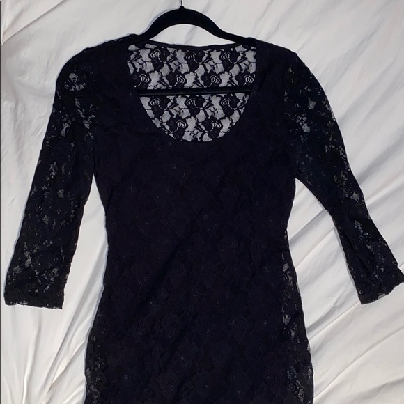 GUESS Dakota 3/4” Sleeve Lace Dress size M - Picture 4 of 8